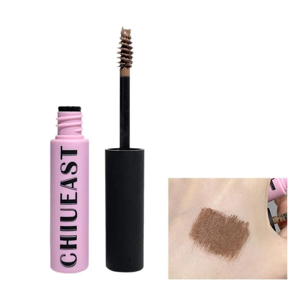 Long Lasting Sobrancelha Dye Tool, Coffee Brown Tint, Gel de maquiagem, pintura impermeável, Mascara Cor T3A2, 1Pc