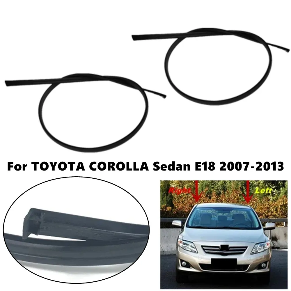 

75556-02110 75555-02110 For TOYOTA COROLLA Sedan E18 2007-2013 Car Roof Rubber Drip Side Finish Moulding Seal Strips Trim 136cm