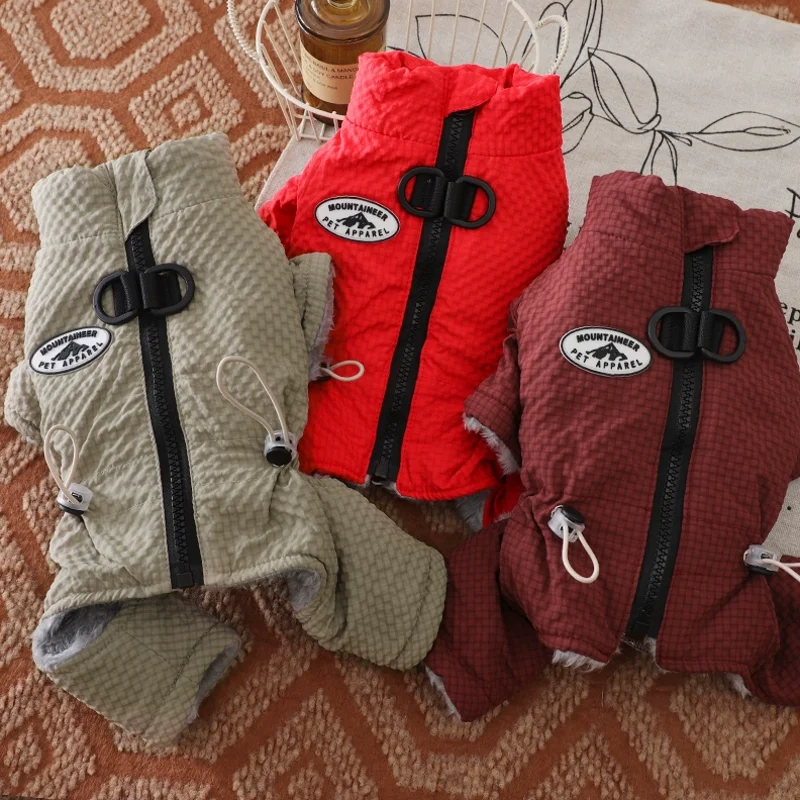 Waterproof Jacket for Dog Four Legs Puppy Winter Clothes Pet Coat Warm Dog Jumpsuit Chihuahua Dachshund Clothing Dog Jackets