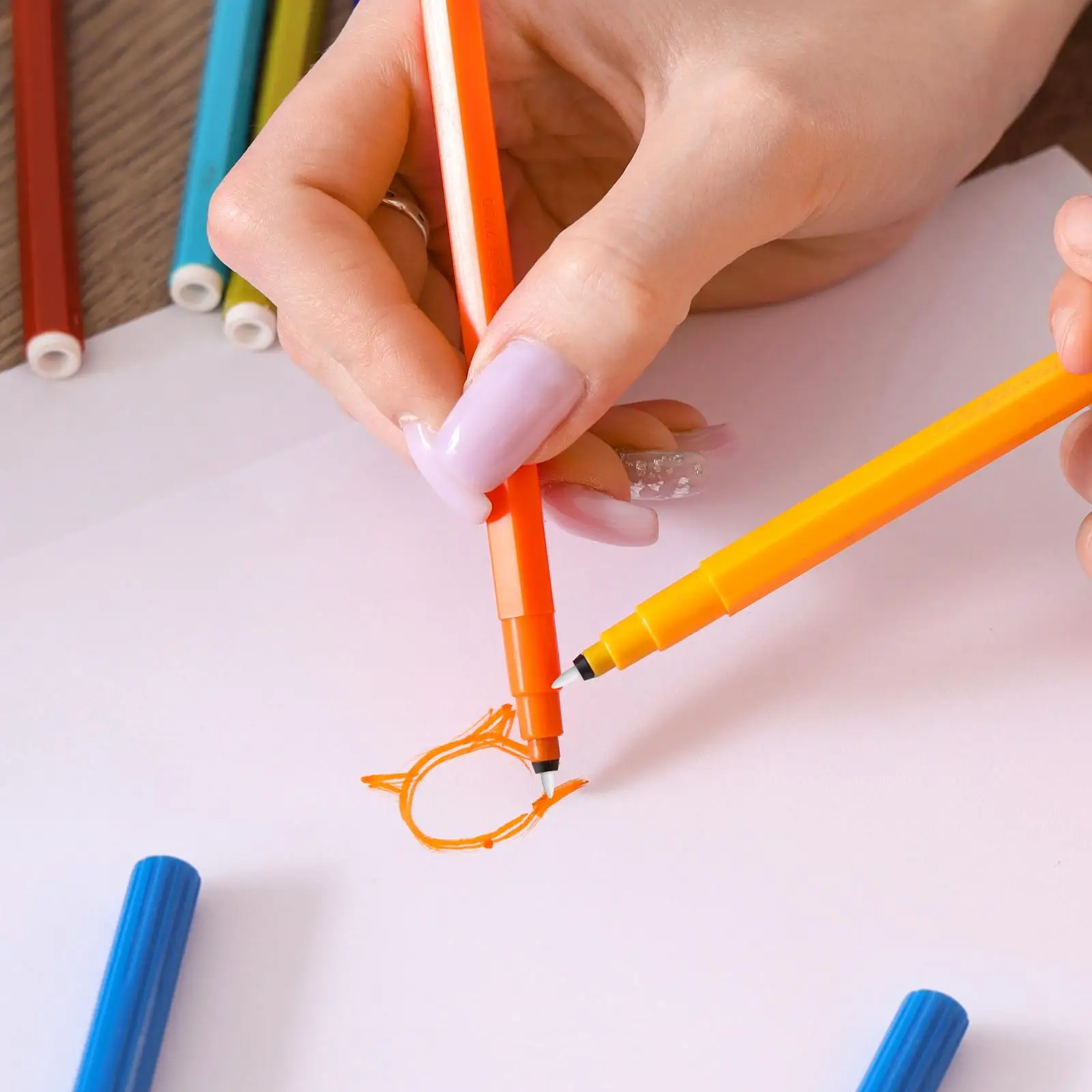 50 قطعة استبدال القلم بنك الاستثمار القومي الفصول الدراسية اكسسوارات المناقير علامات فرشاة نصائح اللوحة ل علامات الطلاء نصائح النقاط بمناسبة