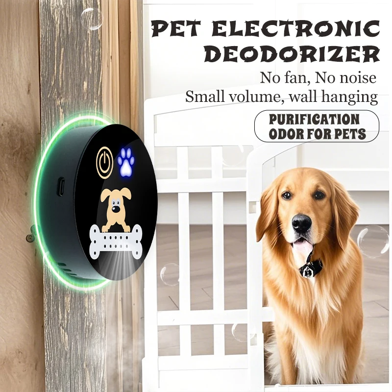 

Маленький электронный дезодоратор для домашних животных, небольшой размер, встроенный дезодорирующий чип, без расходных материалов, режим двойного источника питания с USB/сухим аккумулятором.