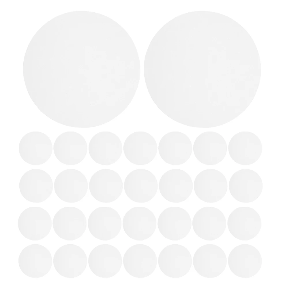 

100pcs Round Drawing Cardboard White Craft Paper For Kids Diy Painting Projects Smooth Durable Sketch Sheets Crafting Supplies