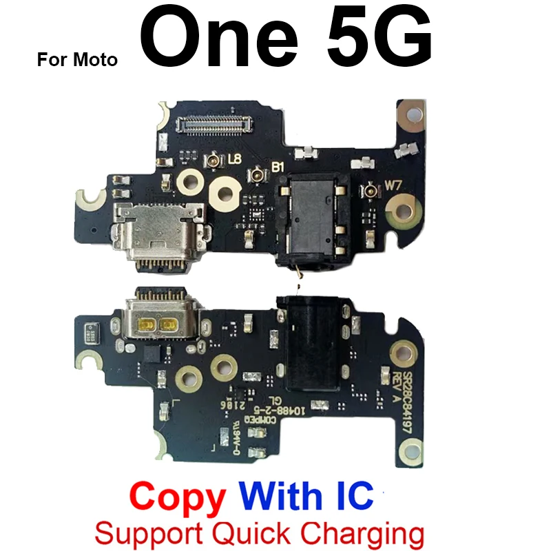 USB Charger Dock Board For Motorola Moto G 5G G 5G Plus One 5G USB Charging Port Board Fast Charger Repair Parts