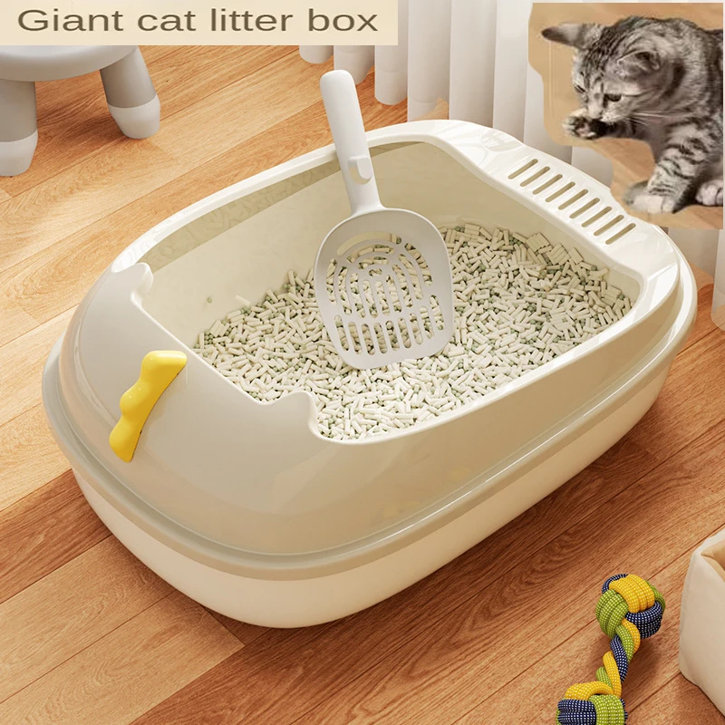 Dinosaur Cat Litter Box Small Cats Animals Semi Closed Cat Dog Tray Detachable Anti-Splash Cat Litter Toilet Kitten Supplies