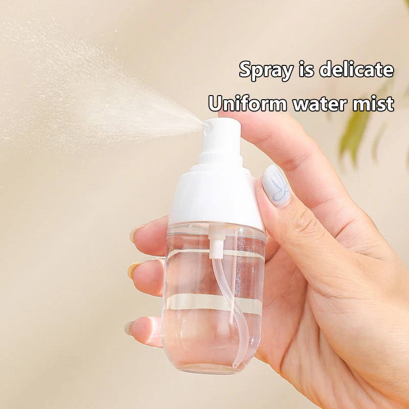 1Pc Portable Empty Transparent Press Spray Bottle Face Travel Cosmetic Container Perfume Essential Oil Bottle Makeup Tools