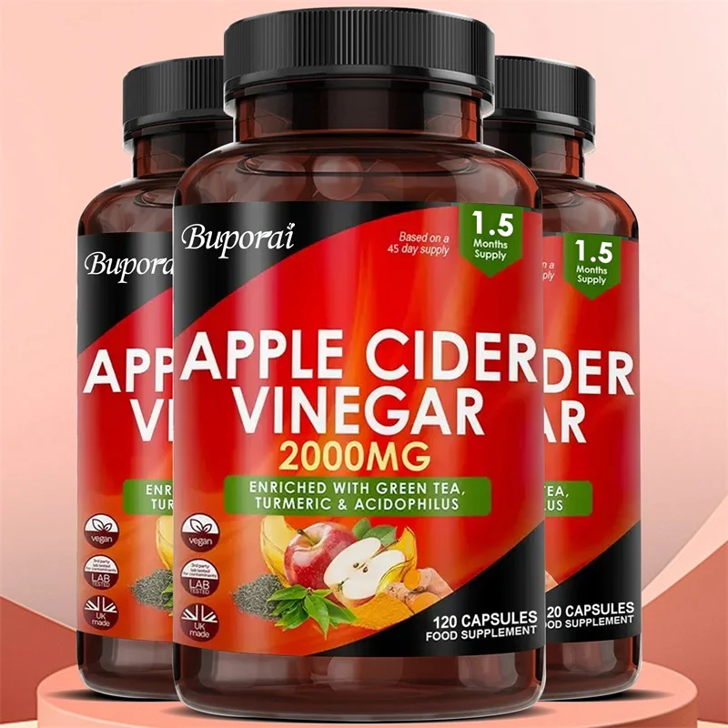 

Apple Cider Vinegar Supplement - Detox Cleanse, Weight Management, Ketogenic Diet for Men and Women