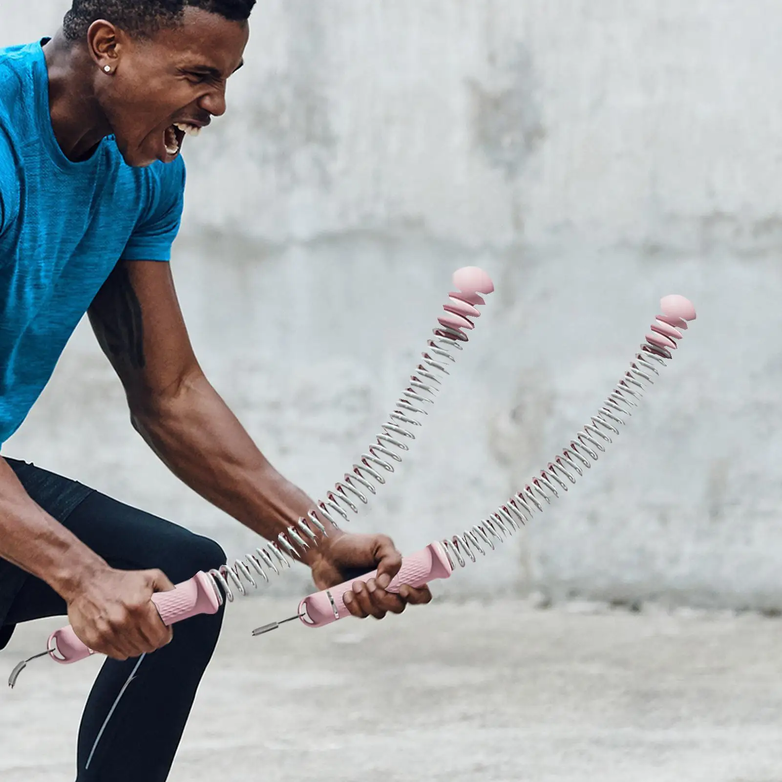 Battle Ropes für das Home-Gym, kabellose, gewichtete Krafttrainingsseile, tragbare Springseile für Männer und Frauen, für Cardio- und Aerobic-Training