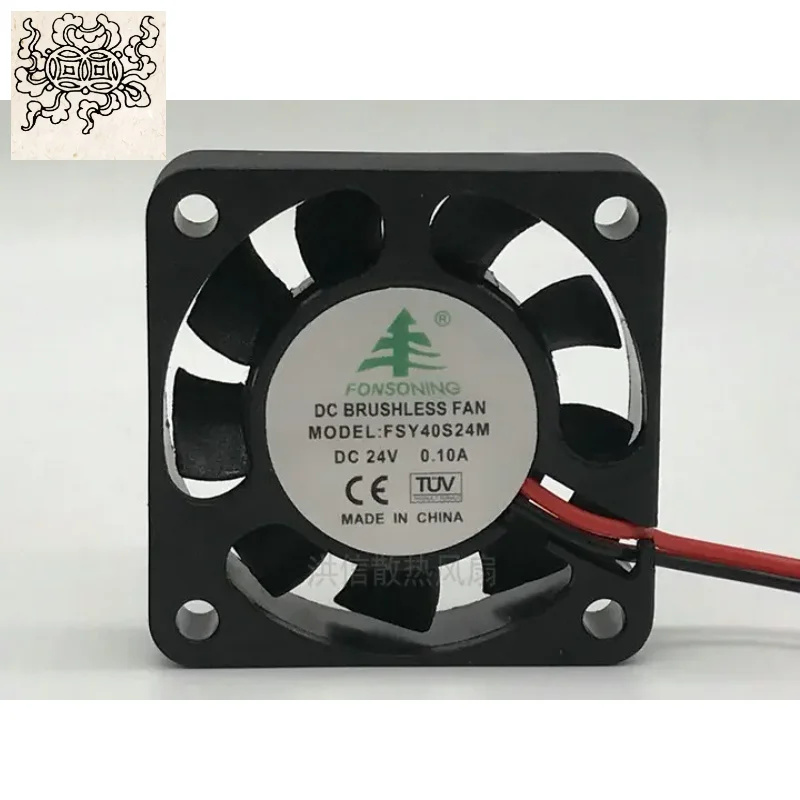 

Ltsf For FONSONING FSY40S24M DC 24V 0.10A 40x40x10mm 2-Wire Server Cooling Fan