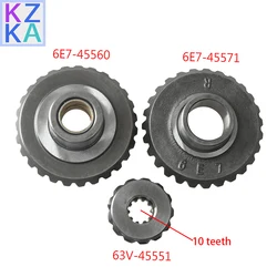 Kit de engranajes 63V-45551 6E7-45560 6E7-45571 para Motor fueraborda Yamaha 15HP 9.9HP 6E7-45560 6E7-45571 63V-45551 piezas de Motor de barco