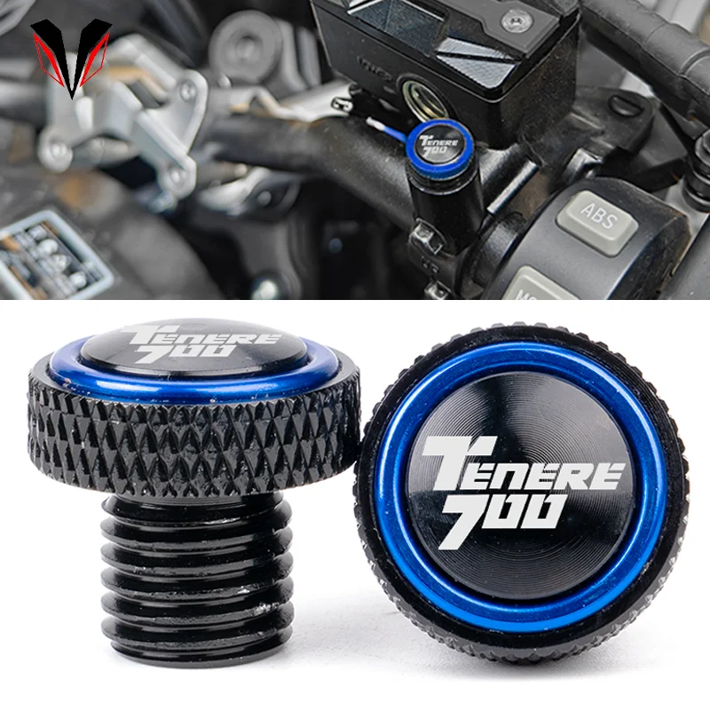 

For YAMAHA Tenere700 Tenere 700 XTZ 700 XTZ700 T7 T700 Motorcycle Accessories CNC Mirror Hole Plugs Screws Bolts