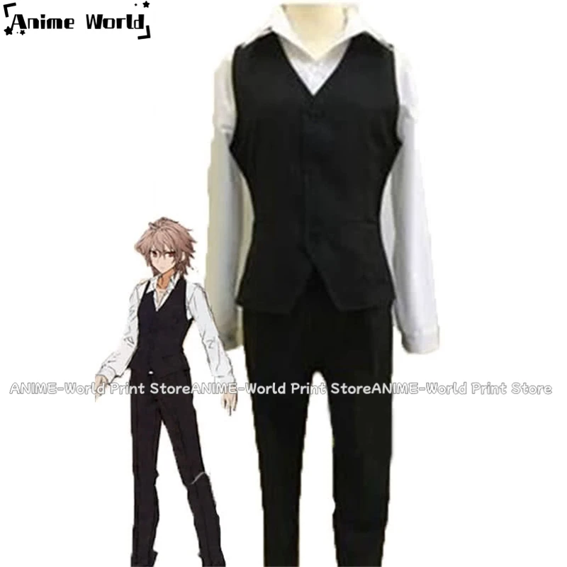 

《Custom Size》Anime Fate/Apocrypha Sieg Black and White Uniform Cloth Anime Cosplay Costumes Halloween Costumes