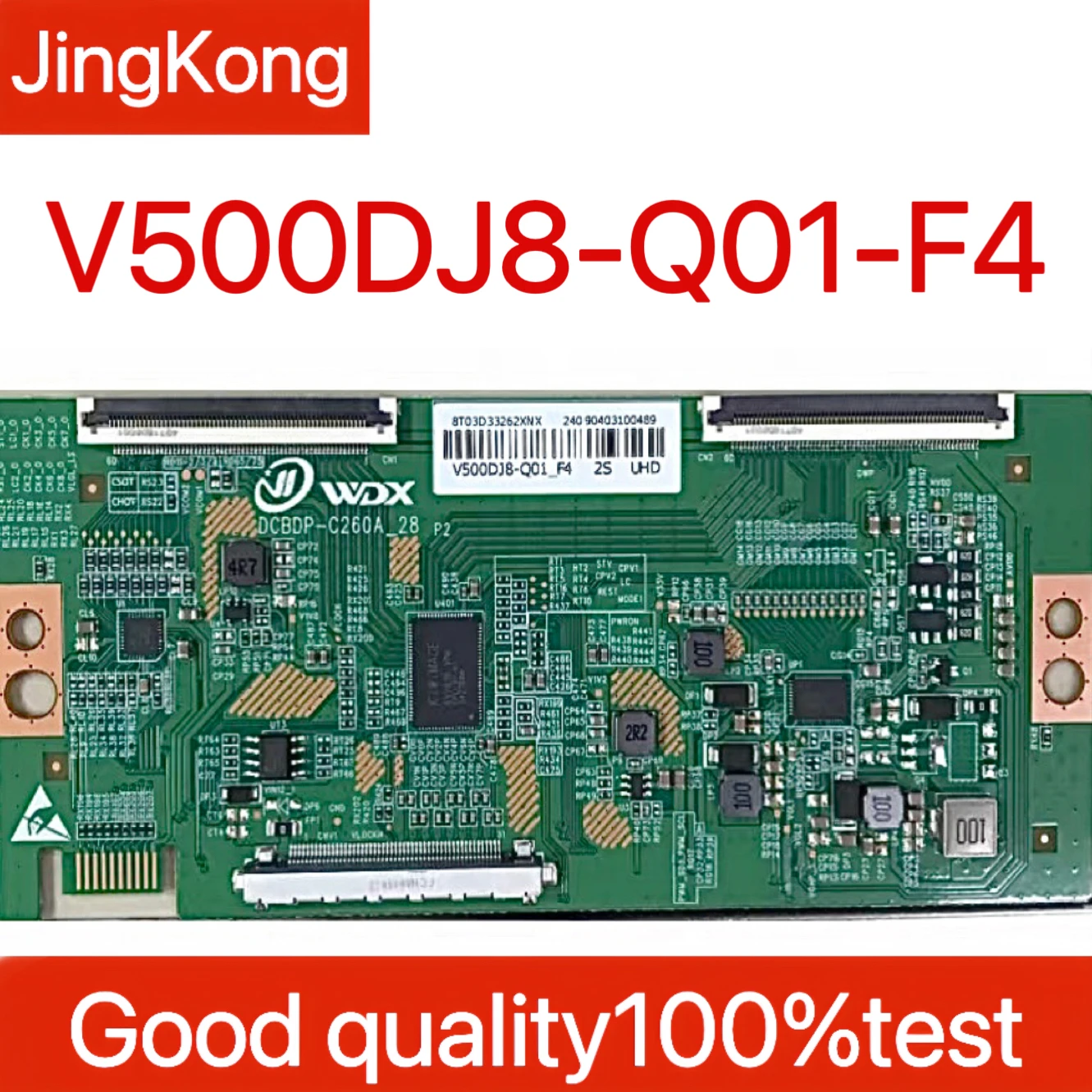 Newly upgraded V500DJ8-Q01-F4 logic board supports single and double partitioning