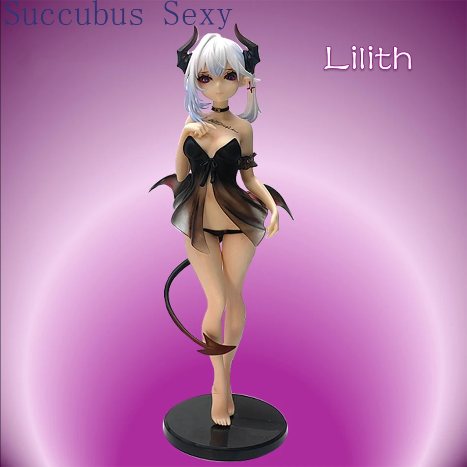 28cm NSFW Insight pequeño demonio Lilith chica desnuda Tsuishi Eye ver PVC Anime figuras de acción de juguete colección de adultos modelo juguetes regalo