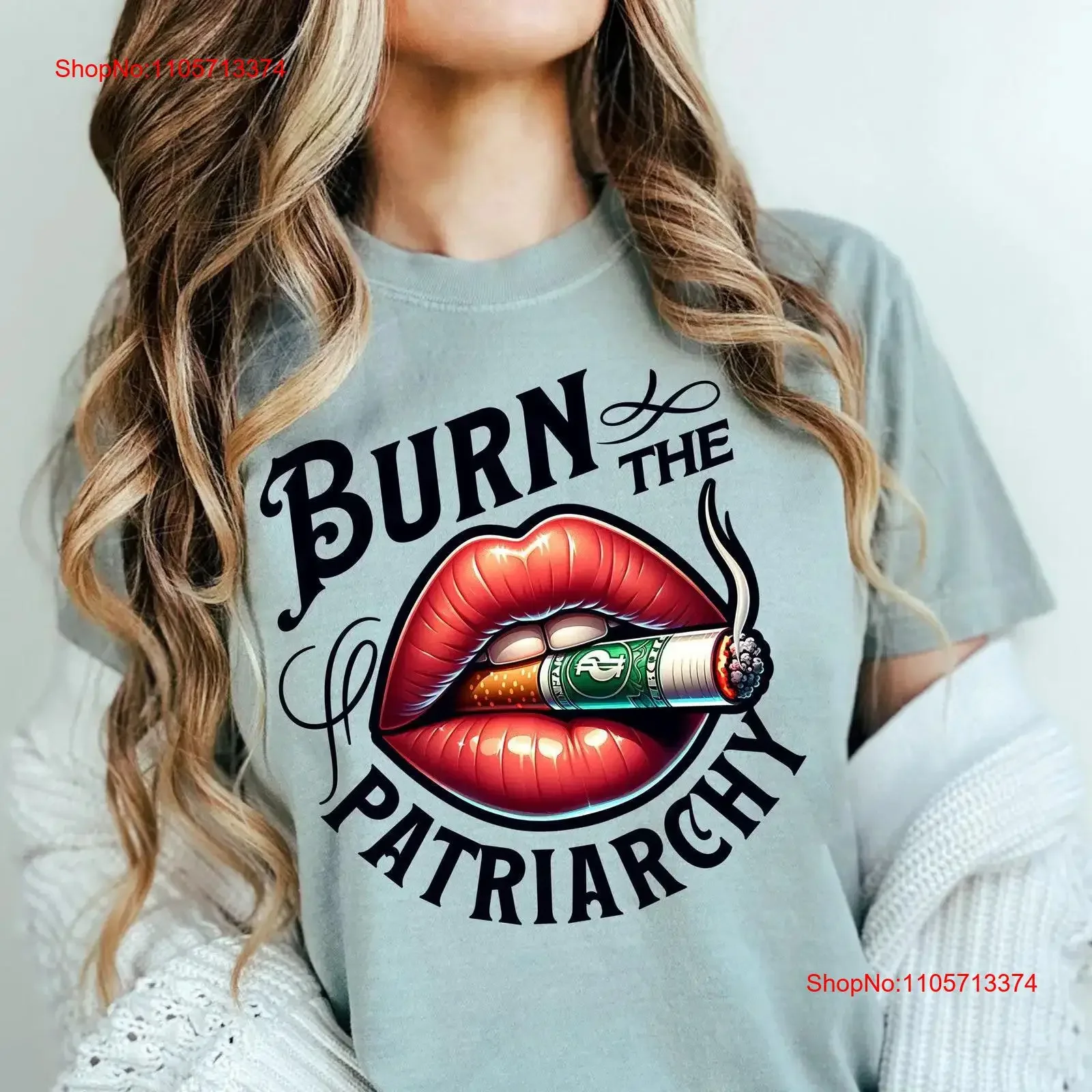 T-shirt féministe « Brûlez le patriarcat », justice sociale, égalité des sexes, liberté reproductive, droits des femmes, l'avortement est une question de santé
