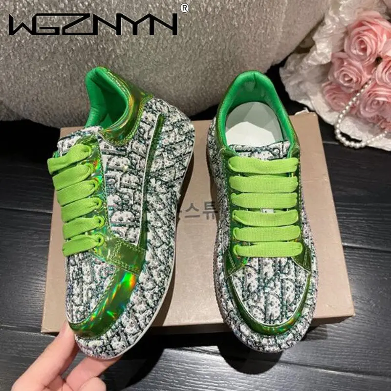 Hot Sale Wholesale Sexy Bling Casual Shoes for Women New Style Fashionable Flat Shoes Summer New Style Womens Fashion Sneakers