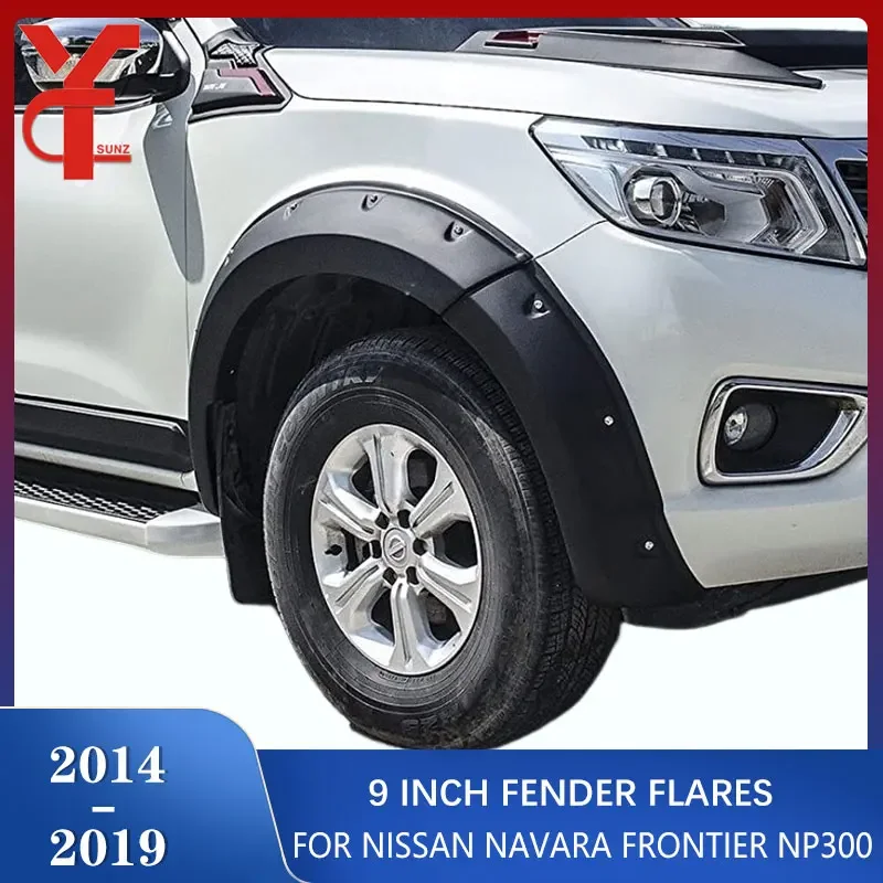 

Fender Flare Mudguard For Nissan Navara Frontier NP300 4WD 2014 2015 2016 2017 2018 2019 Double Tanks Wheel Arch Adblue Version