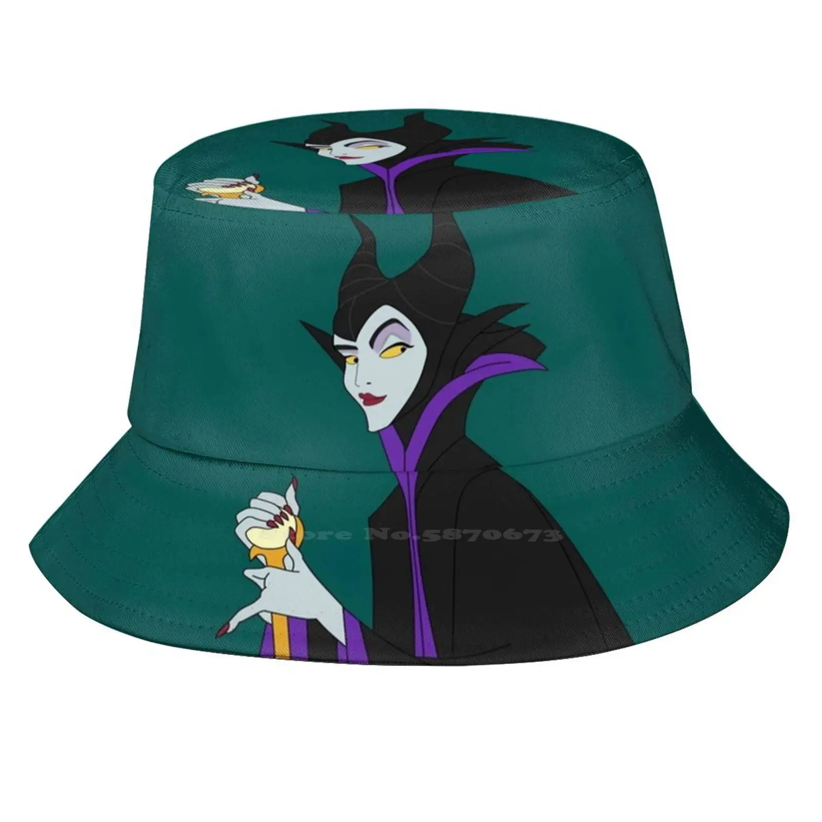 Unisex Fisherman Hats Bucket Hats Evil Fairy Villain