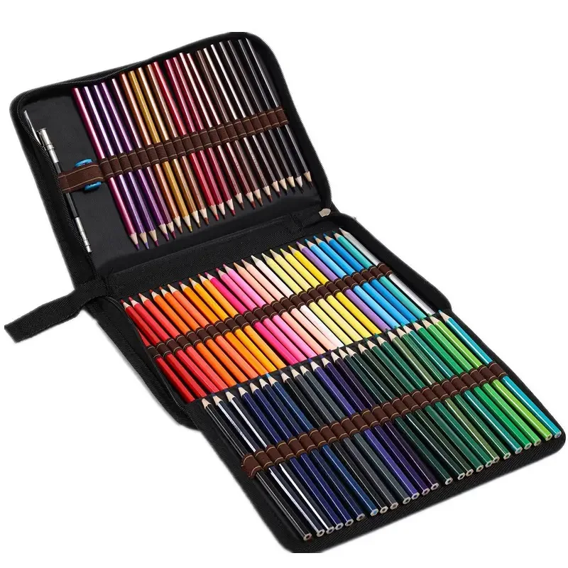 24-72 Farben Buntstift-Set auf Ölbasis, professionelle Malerei, Graffiti-Füllung, Buntstift, Schule, Schreibwaren, Kunstbedarf