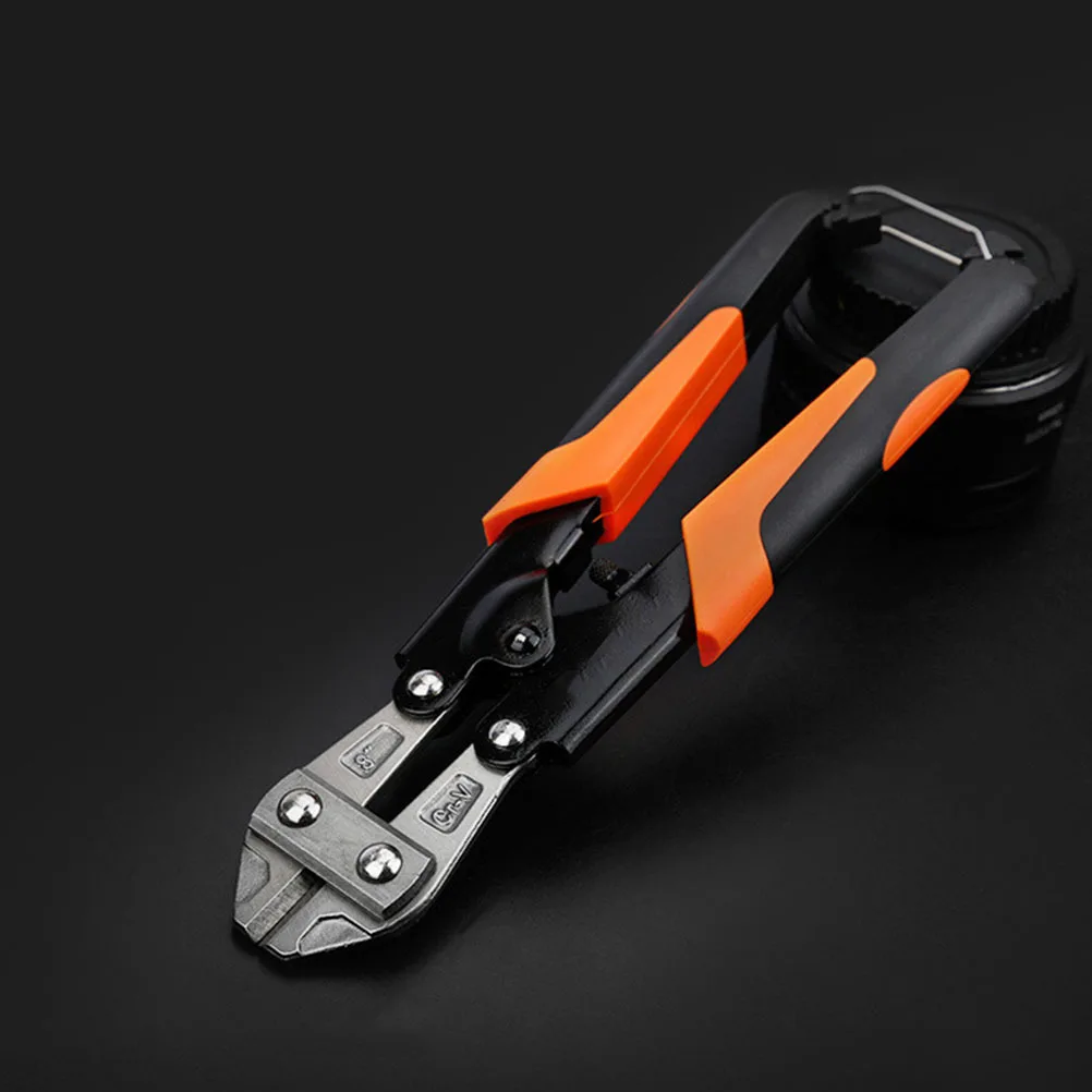 

1 шт. Мини-кусачки для болтов из стали, ручной инструмент, компактный размер, нескользящая рукоятка, многофункциональные плоскогубцы для резки кабеля, ручной инструмент