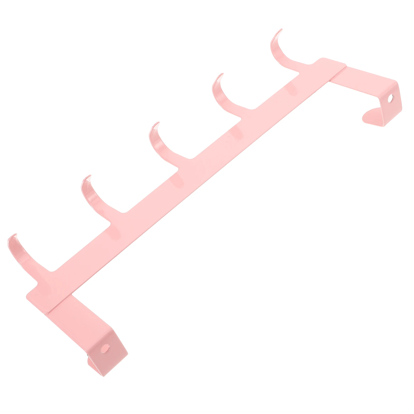 

Wrought Iron Pink Seamless Hooks Candy Color No Trace for Hanging Clothes Keys Seamless Home Wall Bedroom Storage