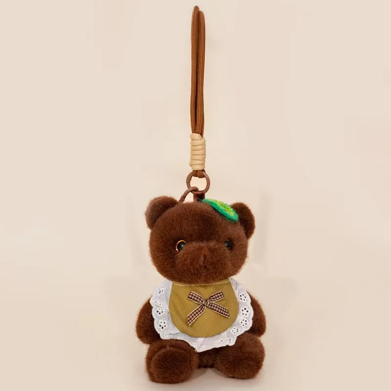 Le dernier Mi Xiong Duo Duo série sac à dos pendentif porte-clés rempli peluche poupée dessin animé mignon cadeau pour amis poupée amusante