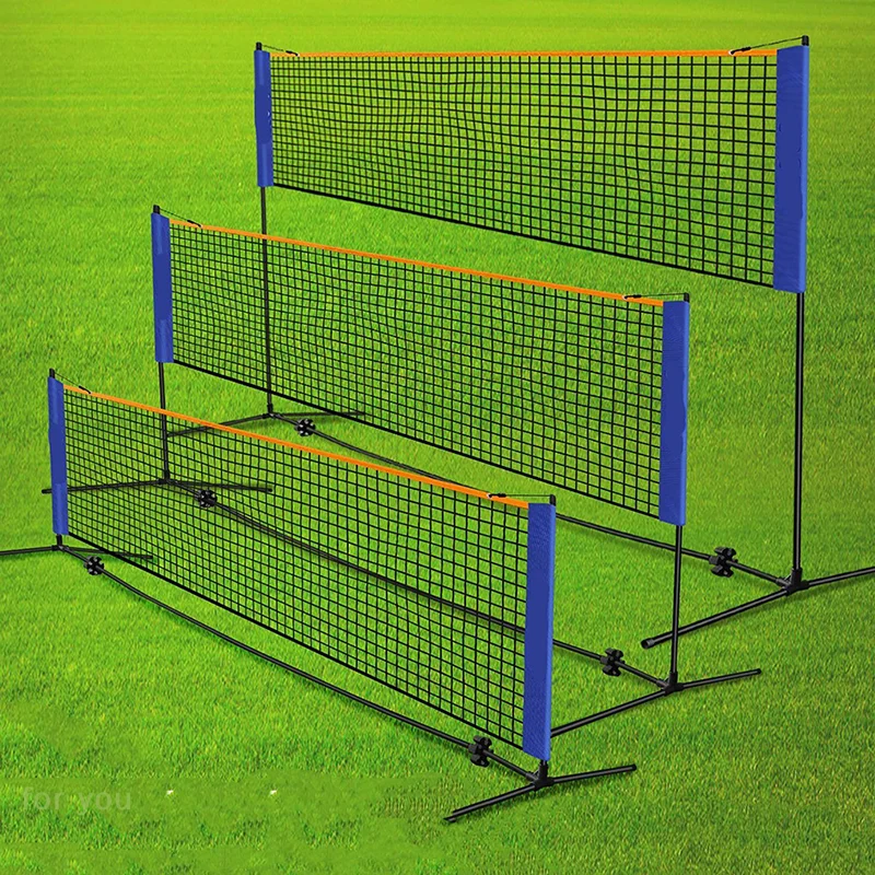 

Professional Training Standard Sports Net: 3.1/4.1/5.1/6.1m Badminton and Volleyball - Easy Setup Outdoor Tennis Mesh Net