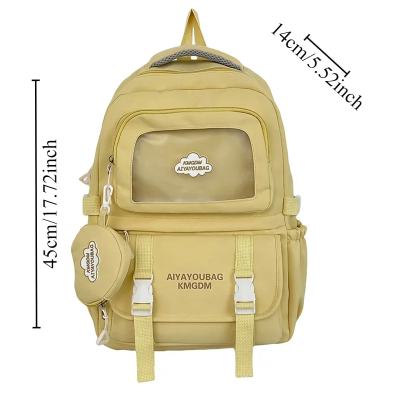 Teenagers Schoolbags Small High Profile Duty Cute Girls Schoolbags Large Capacity Junior Senior High School Students Backpacks