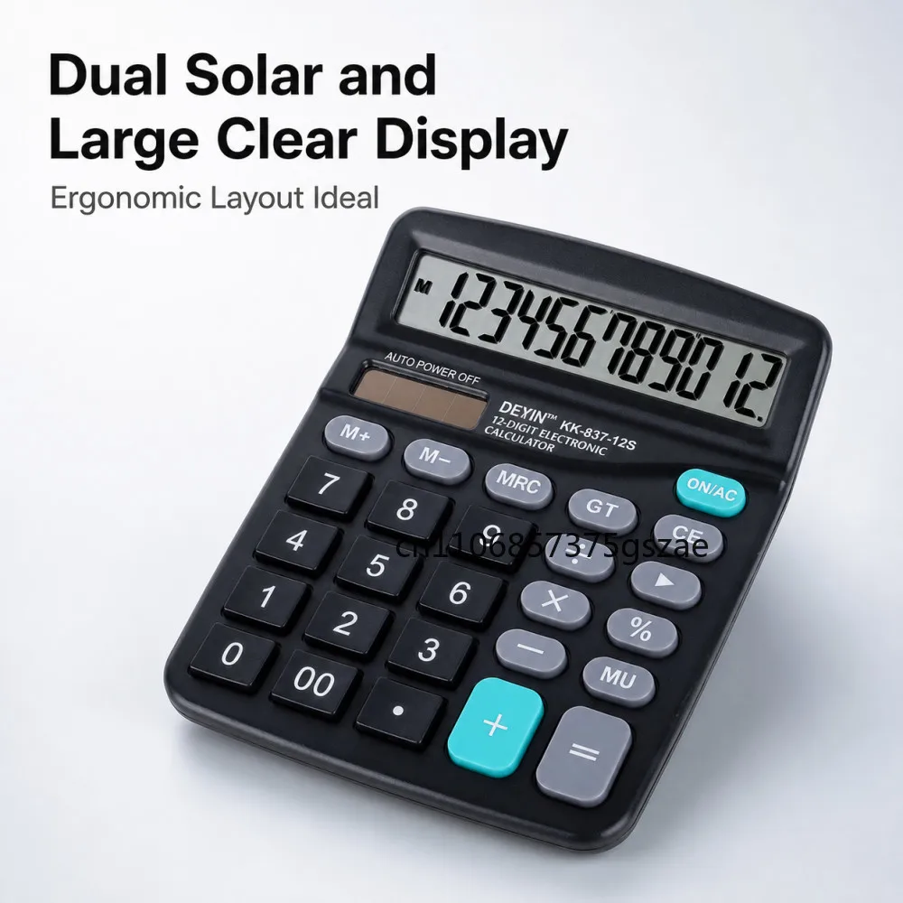 Solar-powered Calculator High Appearance Level Cute Computer Office and Student Calculator Small Size Classic and Simple