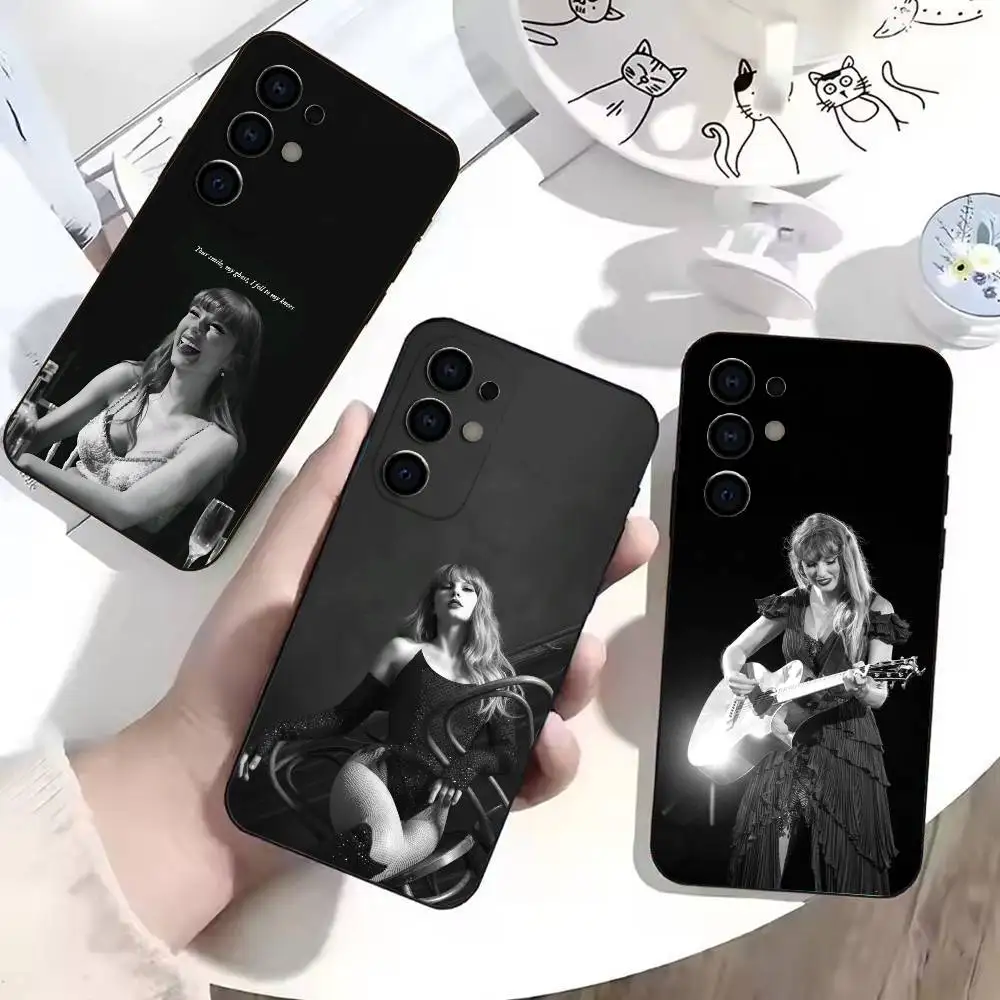 Midnights- album Phone Case For Samsung Soft Black Case S25,S24,S21,S23,S22,S30,Ultra,S20,Plus