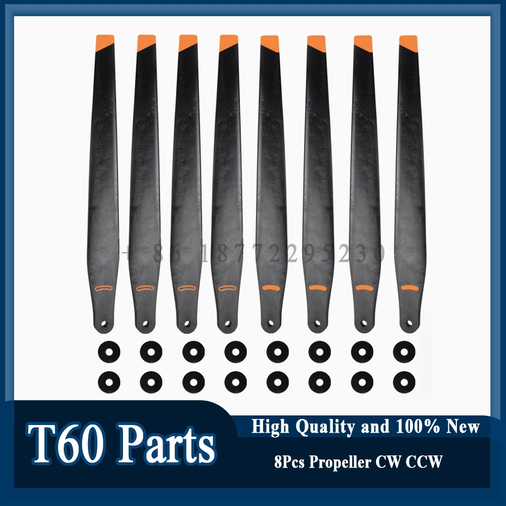 Agras T60 8pcs/set Copy Black Propeller CW CCW Kit 100% New for Dji T60 Drone Repair Replacement