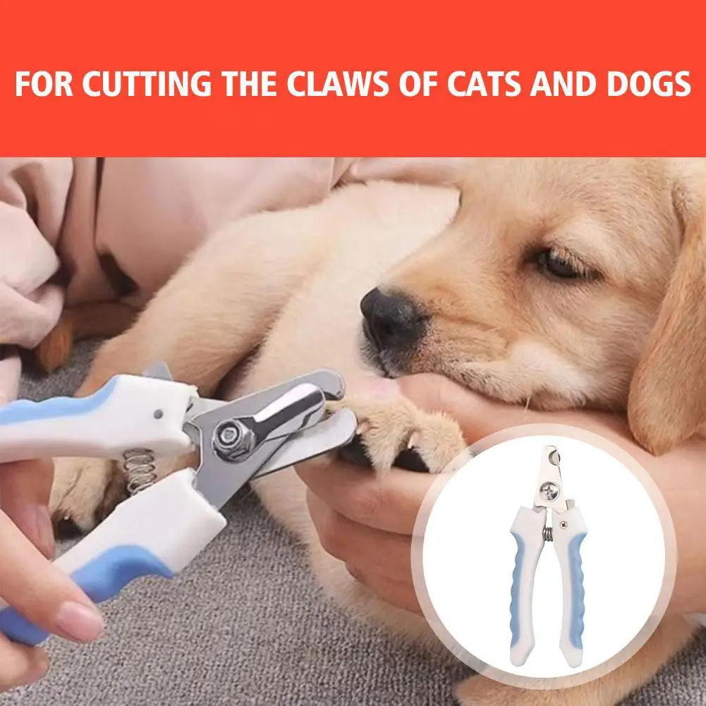 Pet Nail Clippers Large Dog Nail Trimmer Labor-Saving Steel Multifunctional Clippers Grooming Nail Cat Teddy Stainless Scis G5N4