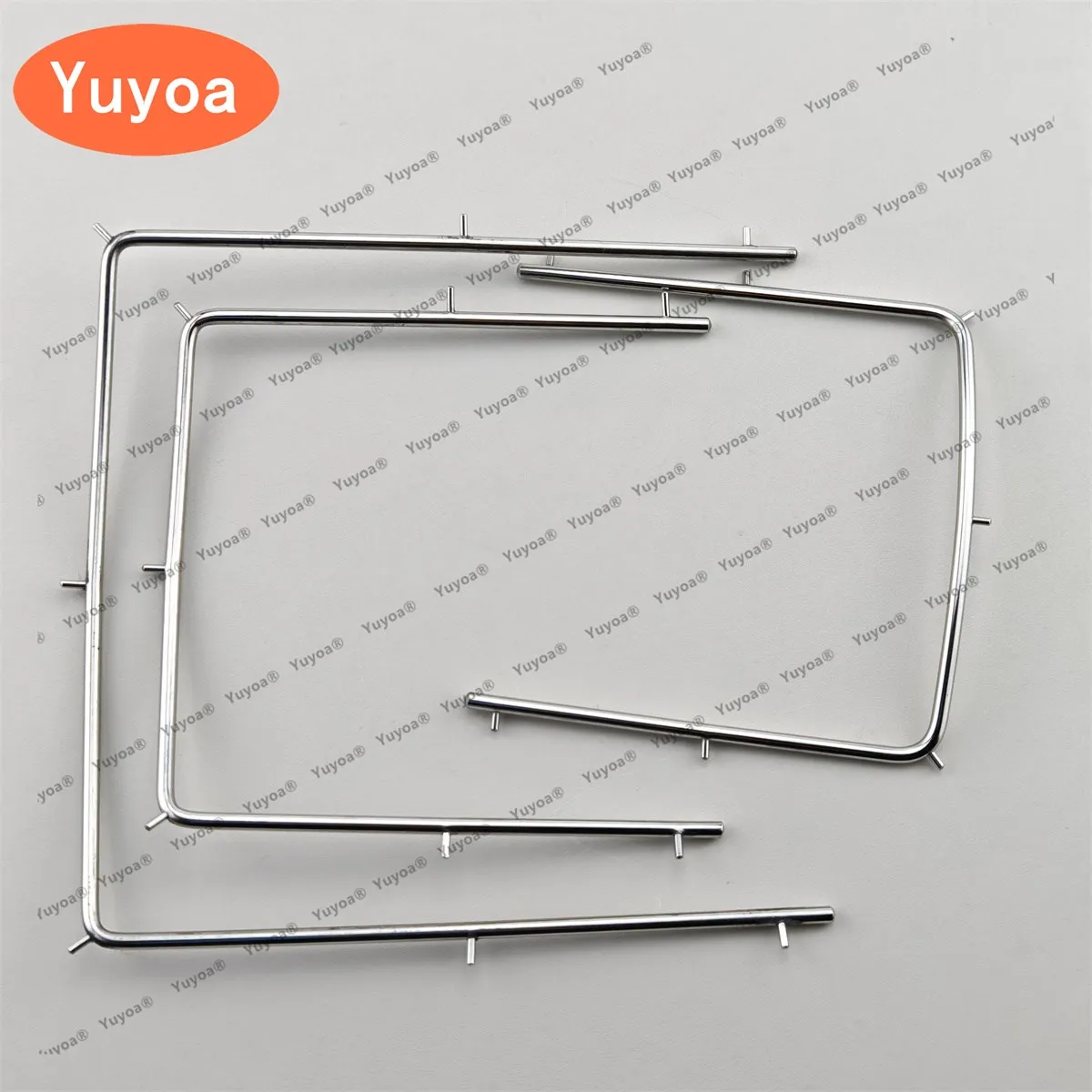 15pcs Dental Stainless Steel Rubber Dam Frame Holder Surgical Mouth Opener Autoclavable Dentistry Lab Oral Barrier Sheets Tool
