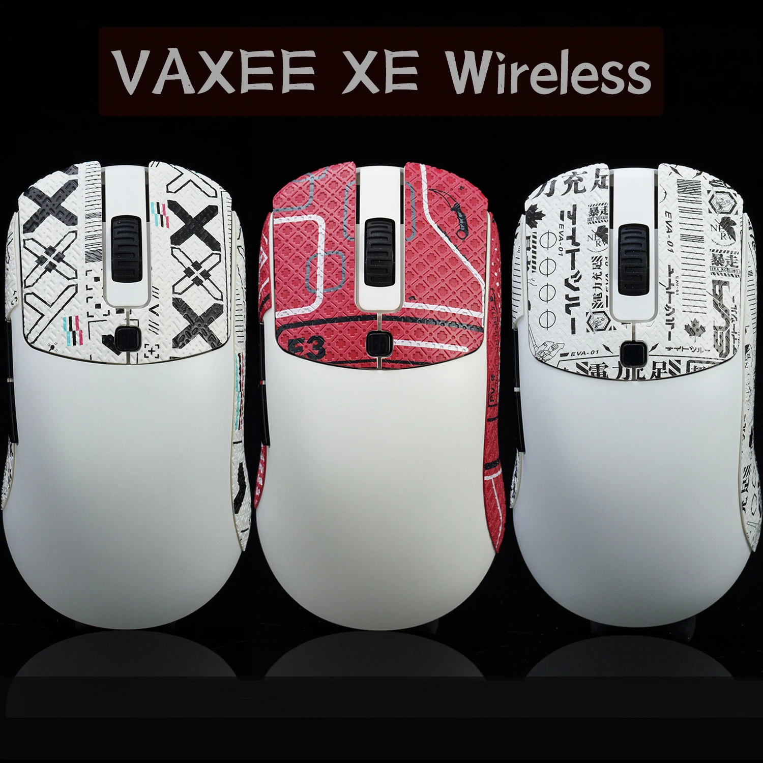 

Mouse Grip Tape Skate Sticker Non Slip Lizard Skin Suck Sweat For VAXEE XE Wireless Gaming Mouse DIY