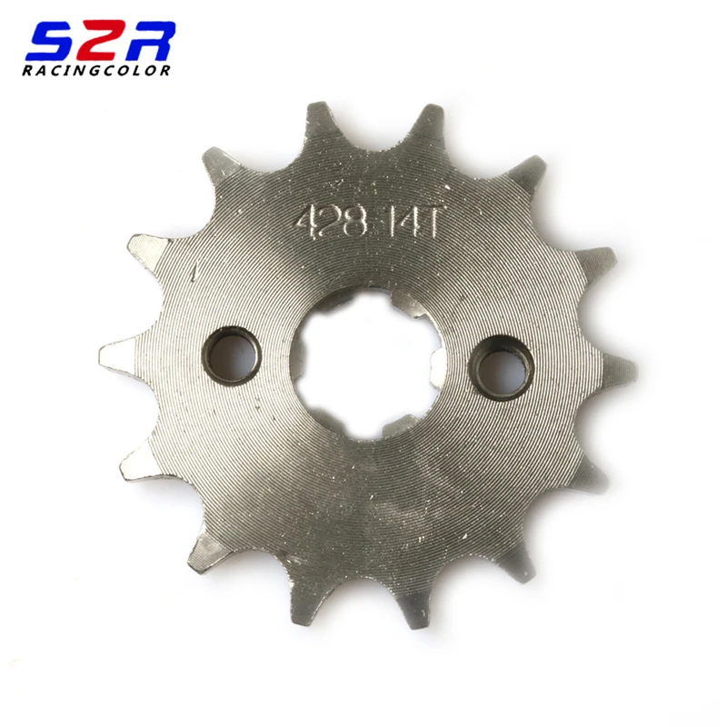 S2R Motorcycle Front Rear Sprocket Driven 44T For HONDA CB125 CB125 CB CBF XR XL 125 Moto Parts 44 14 Teeth Sprockets Drive