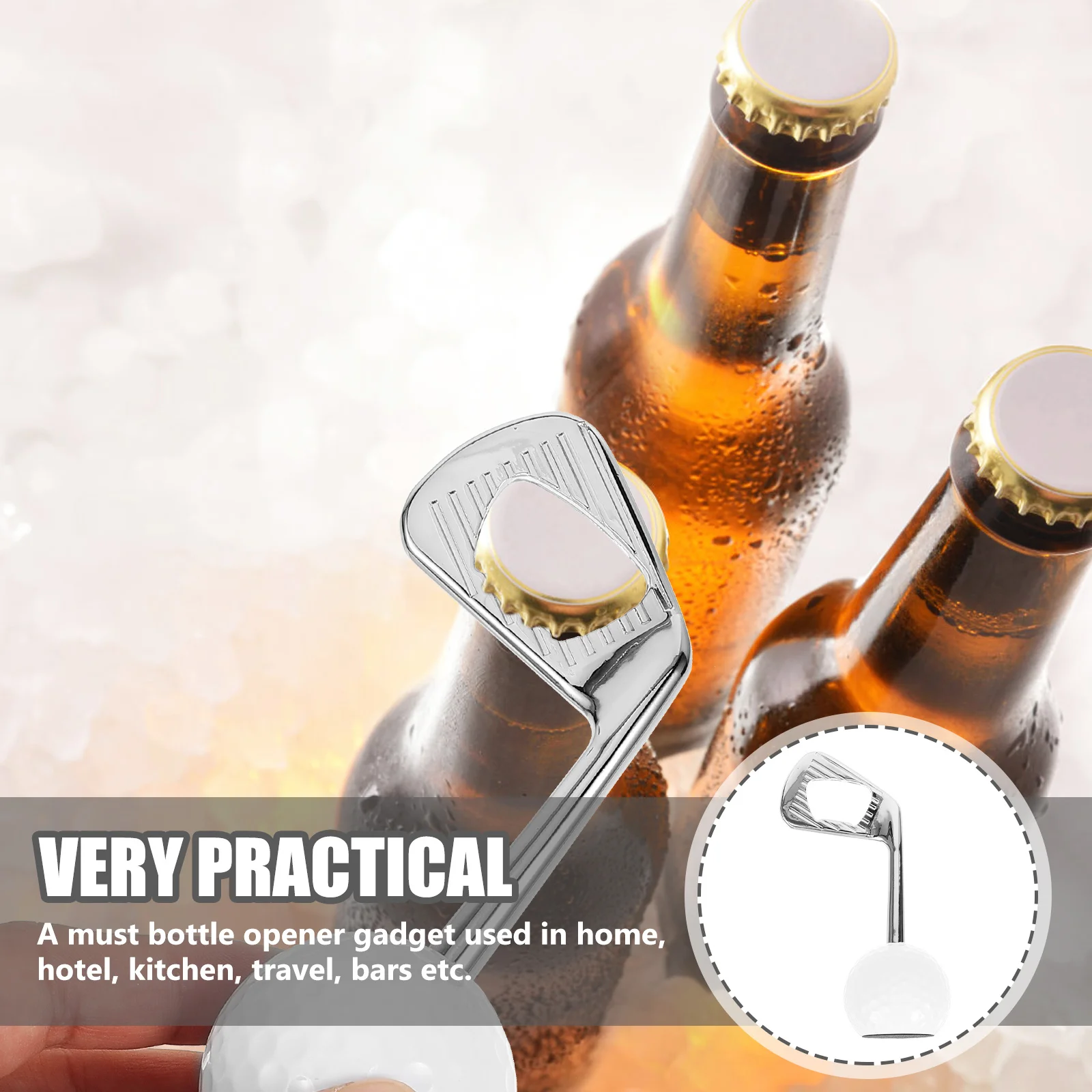 

Zinc Alloy Bottle Heavy Duty Manual Beer Opener Rustproof Portable Kitchen Bar Tool Creative Metal Can Jar