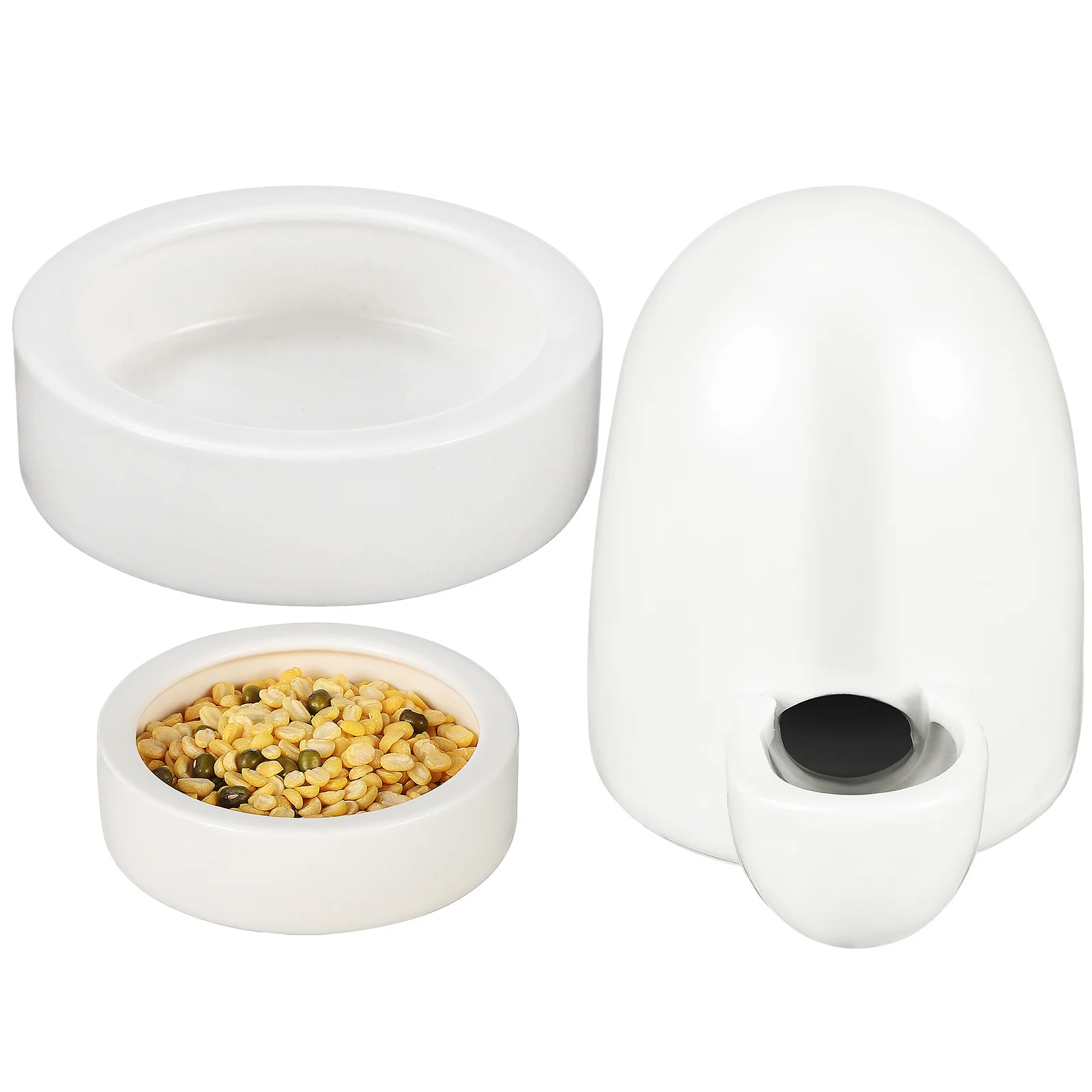 

3 Pcs Small Animal Food Dispenser Feeder Hamster Water Feeding Supplies Drinking Bowl