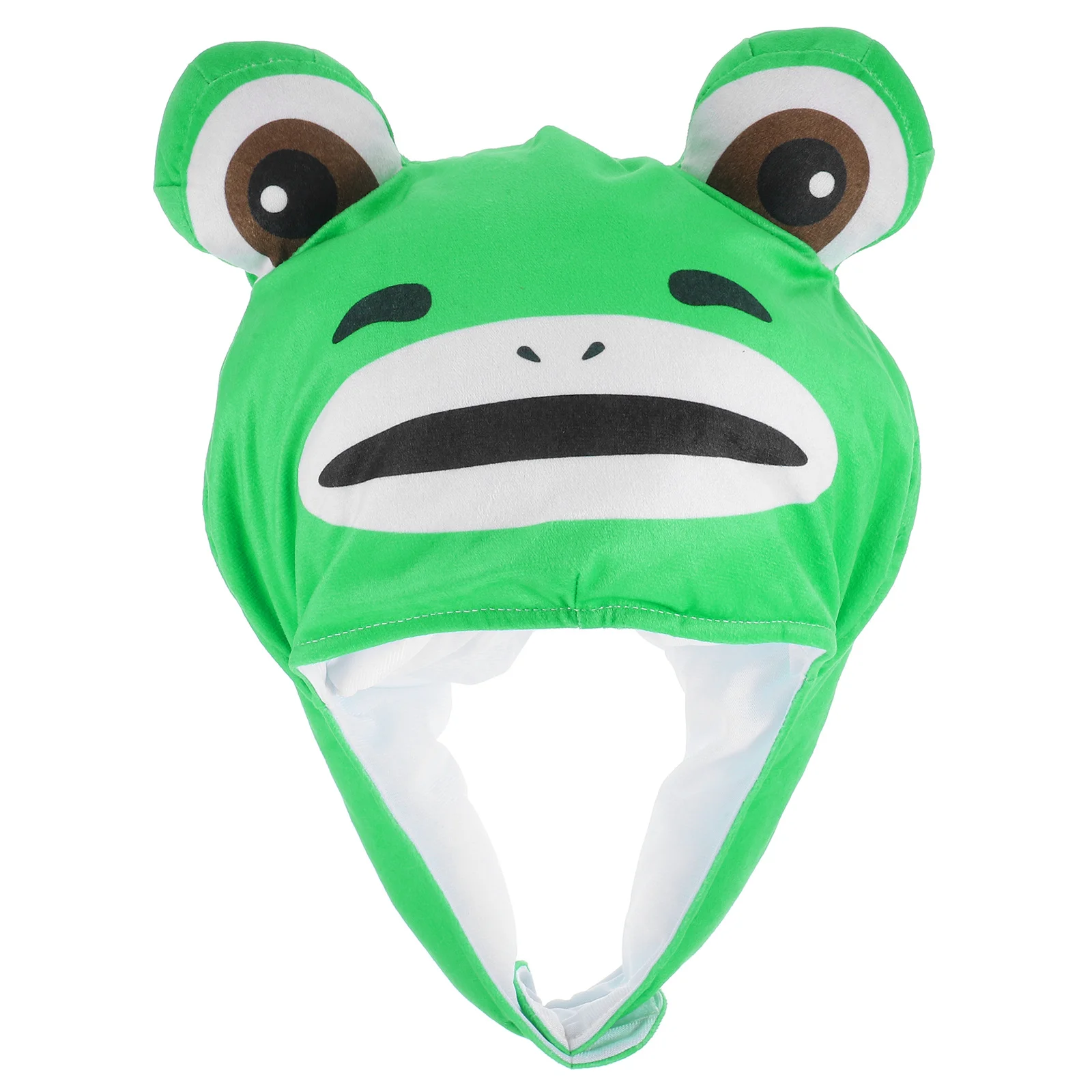 Kikkerhoofdhoed Verstelbaar Cartoon Design Kinderen Volwassenen Leuke fotografie Aankleden Kostuumaccessoire Kikkerhoed Peuter