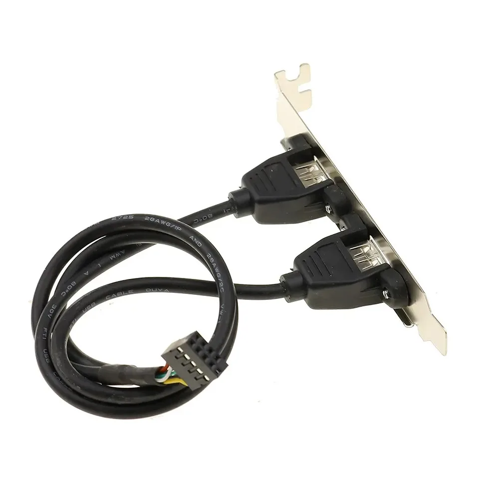 USB 2-port Expansion Cable, USB Dock, PC Motherboard Cable, USB Rear Dock, Chassis, Computer Dock, USB Cable, Data Cable