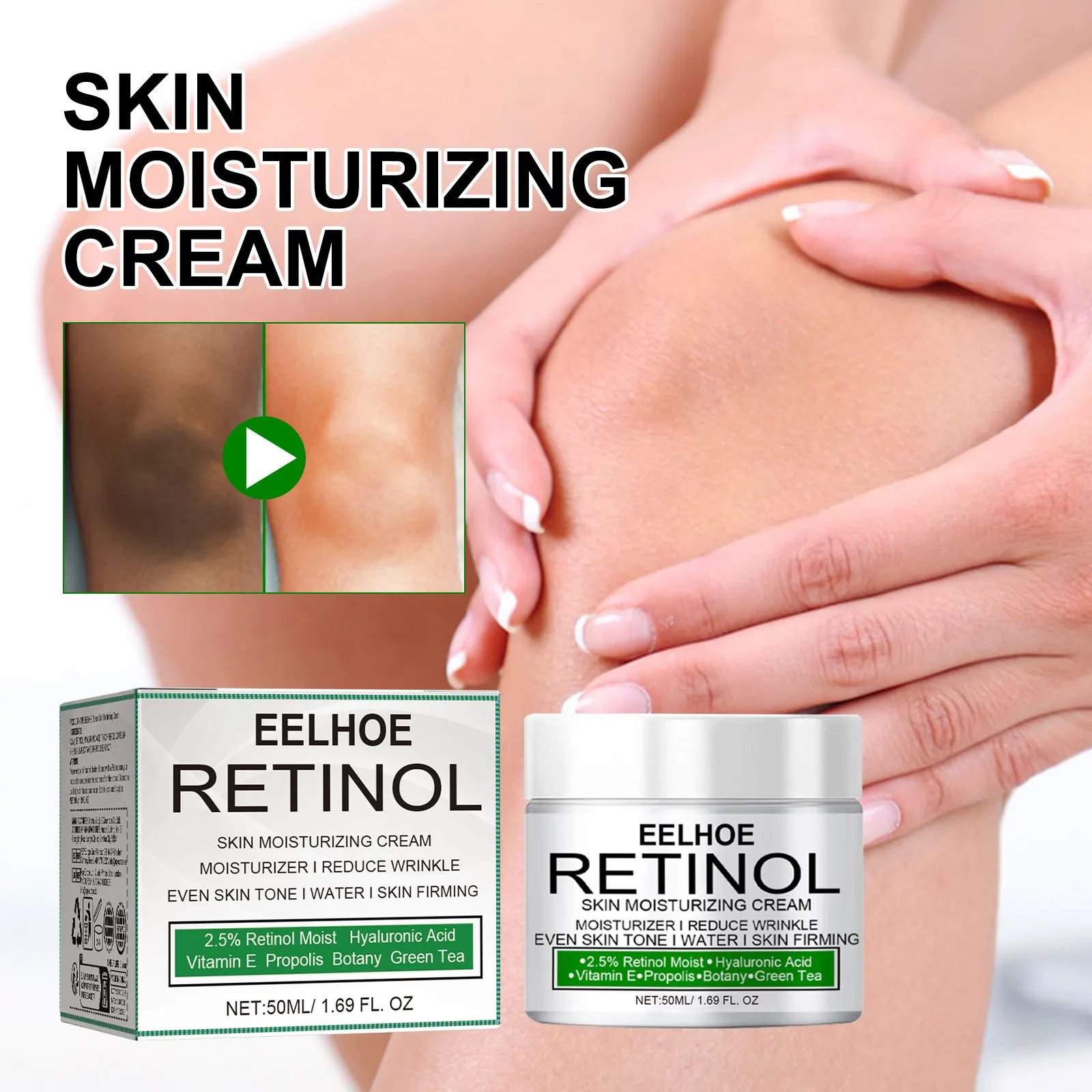 

Brightening Body Cream (50ml Box), Hydrating & Nourishing Care for Elbows & Underarms, Smoothing Skin Treatment