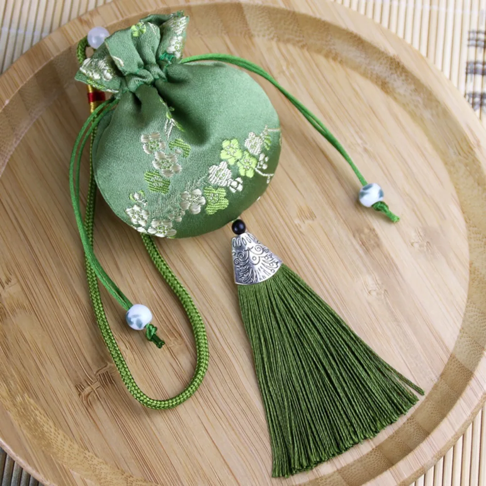 

Dragon Boat Festival Bag Plum Flower Sachet Retro Pattern Brocade Jewelry Storage Bag Small Pouch Jewelry Packaging