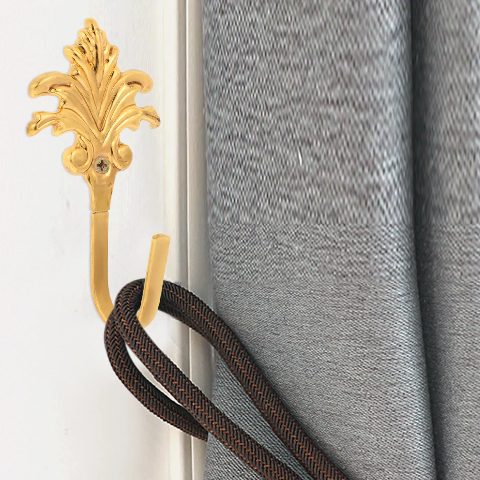 

2 шт. винтажных настенных держателей для штор с кисточками, фурнитура для декора дома, спальни, гостиной