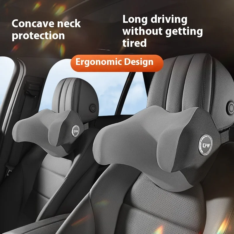

CarUType Headrest Not Crooked Neck Pillow Side Leaning Children Travel SleepUMemory Foam Neck Support Pillow