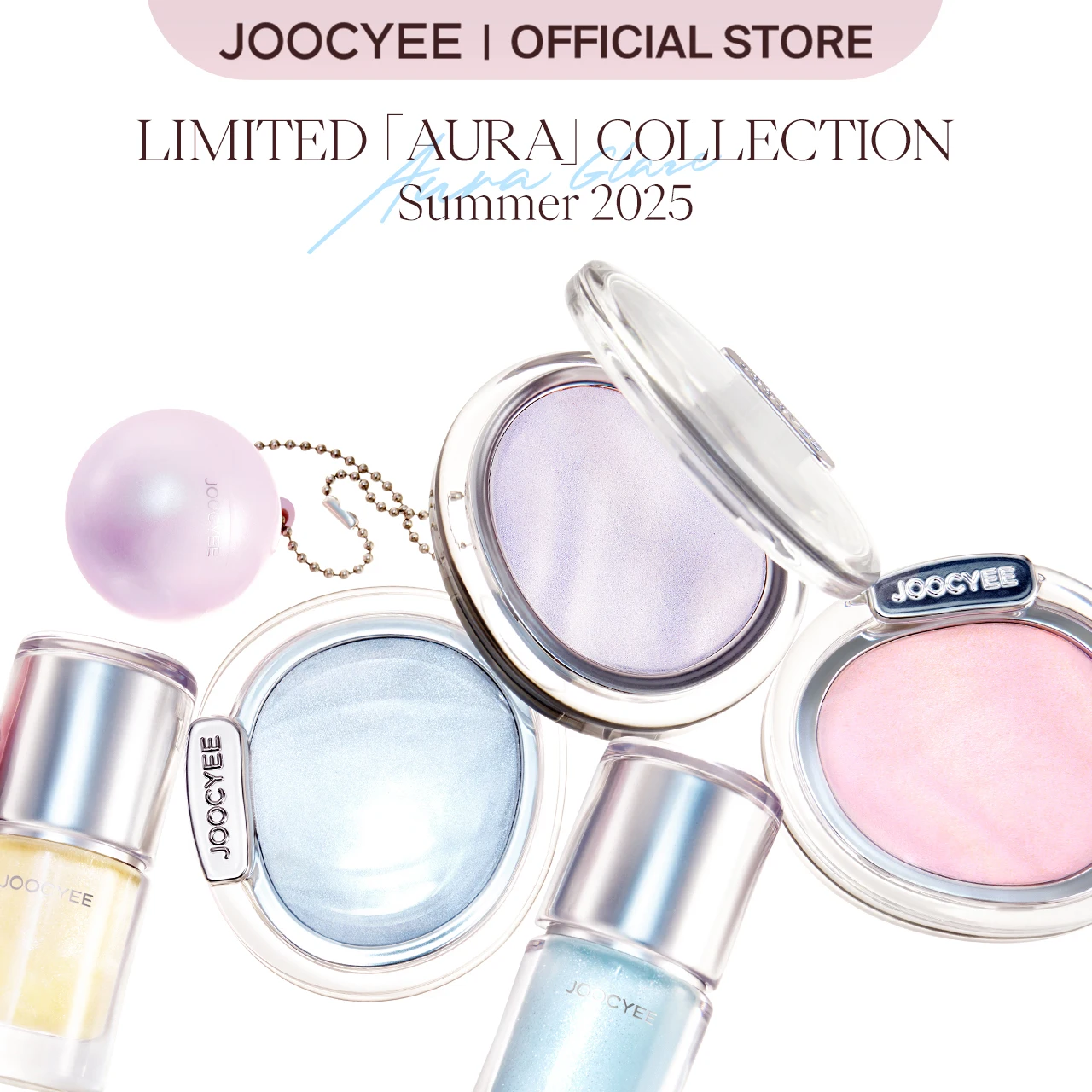 

JOOCYEE Limited「AURA」Collection Water-Glow Blush & Highlighter Long-lasting Keeps the Shine