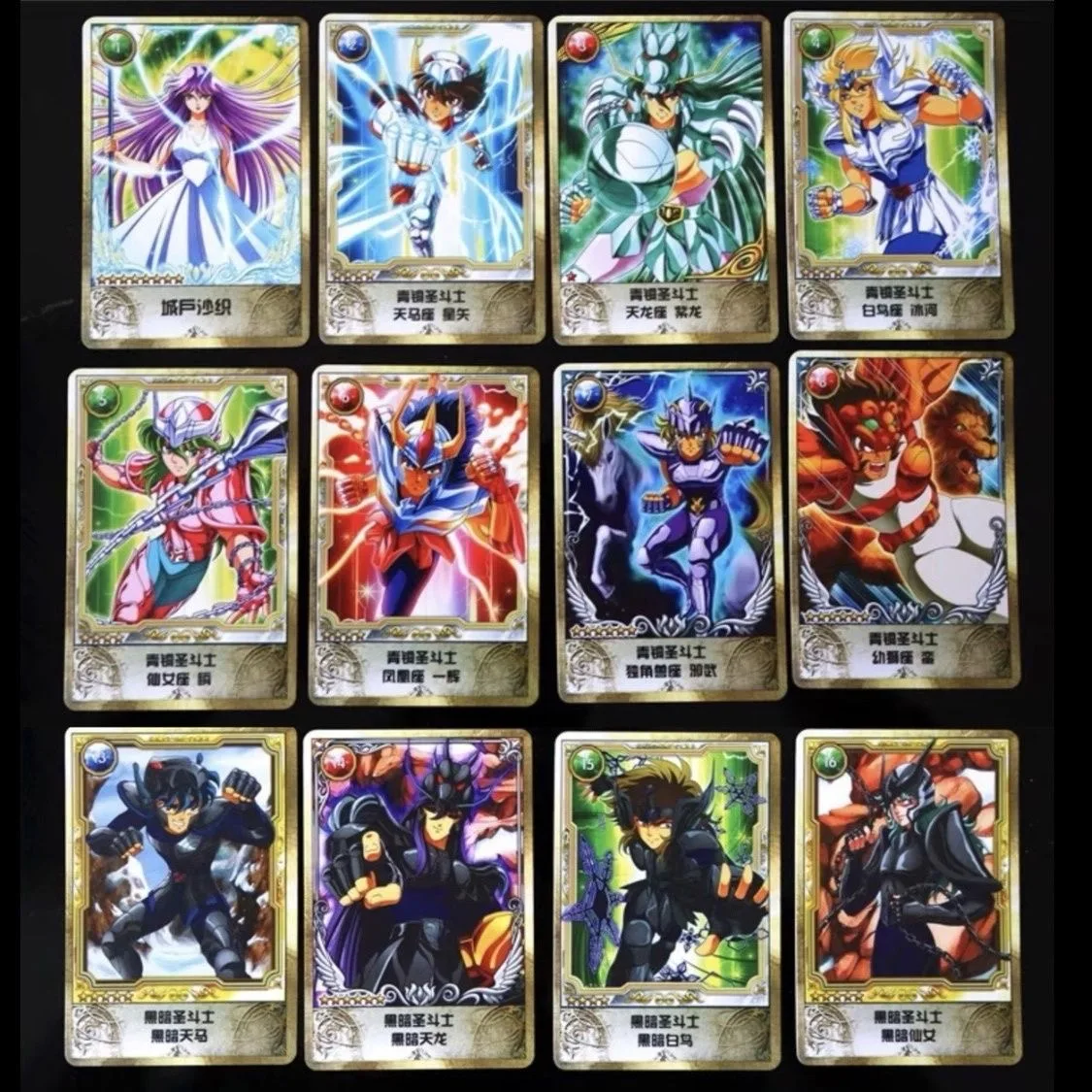 Saint Seiya Character Collection Card TV Movie 182pcs Bronze Saint Gold Saint God Warrior Specter Marina Hyoga Shiryu Ikiki Shun