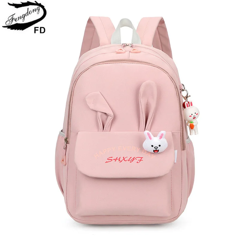 cute school bags for girls kawaii pink backpack large capacity lightweight girl book bag bag