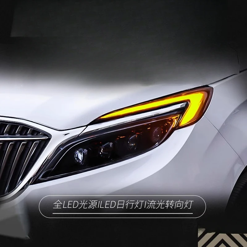 

Фара в сборе для Buick GL8 18-20, модифицированная, со светодиодами, ДХО и динамическим поворотником