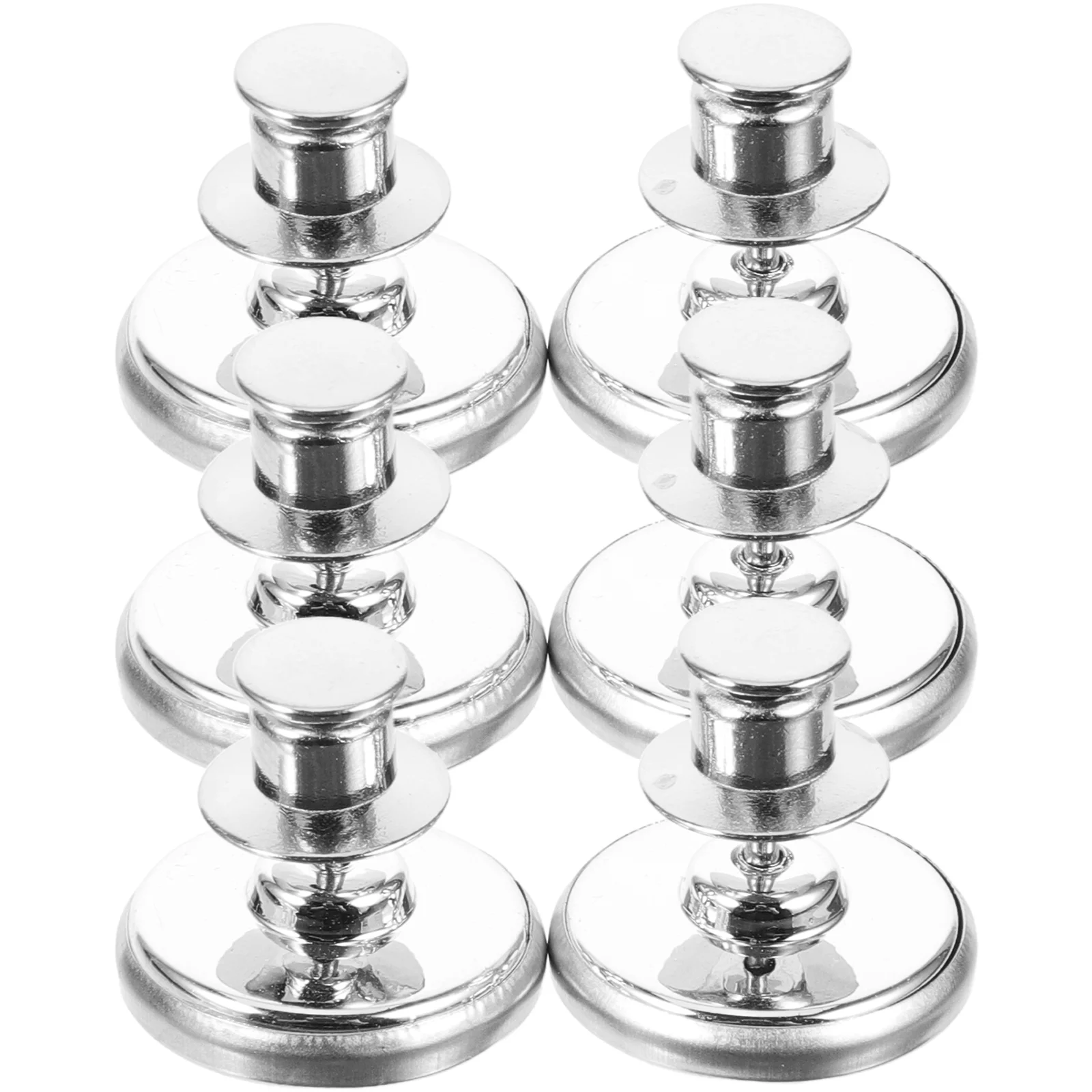 3 pares de pesas magnéticas para cortinas al aire libre, hebilla, forro de botón Invisible, broches para bolso de la tapa