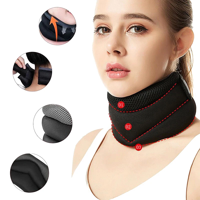 لينة رغوة عنق الرحم تصحيح الرقبة هدفين عنق الرحم الجر مصحح الإغاثة آلام الرقبة طوق عنق الرحم لإصابة طوق الرقبة #3