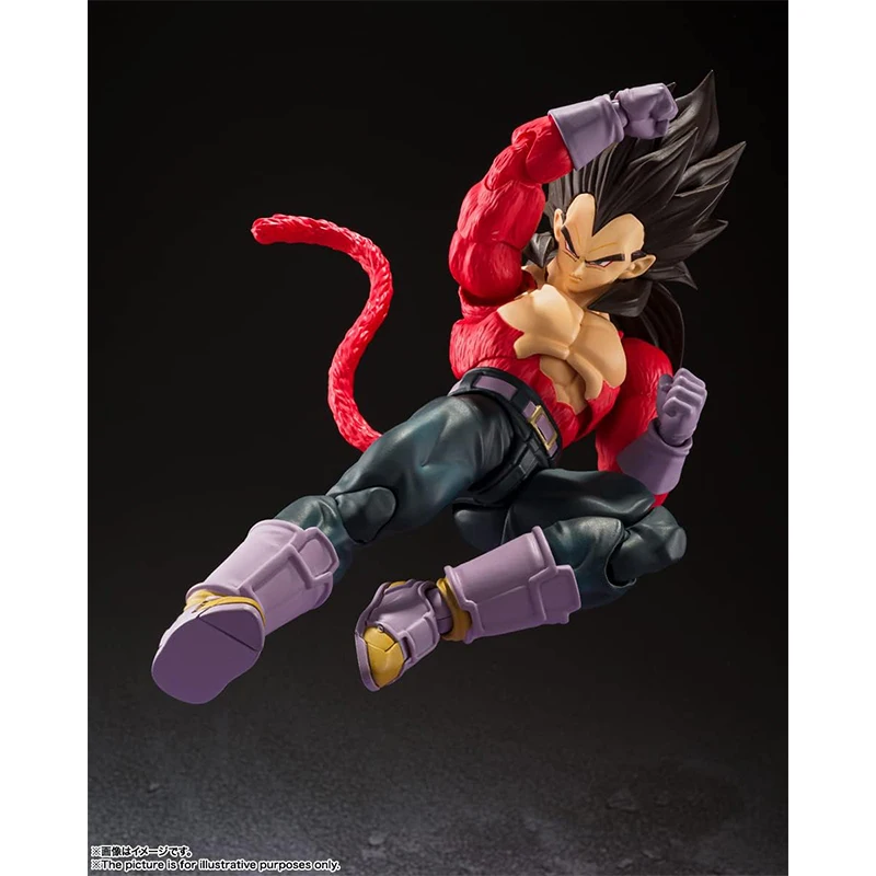 Bandai-Dragon Ball Z. H.Figuarts, Dragon Ball GT Vegeta IV, Super Saiyan 4, Brinquedo Do Presente Da Criança, Figura Modelo Móvel