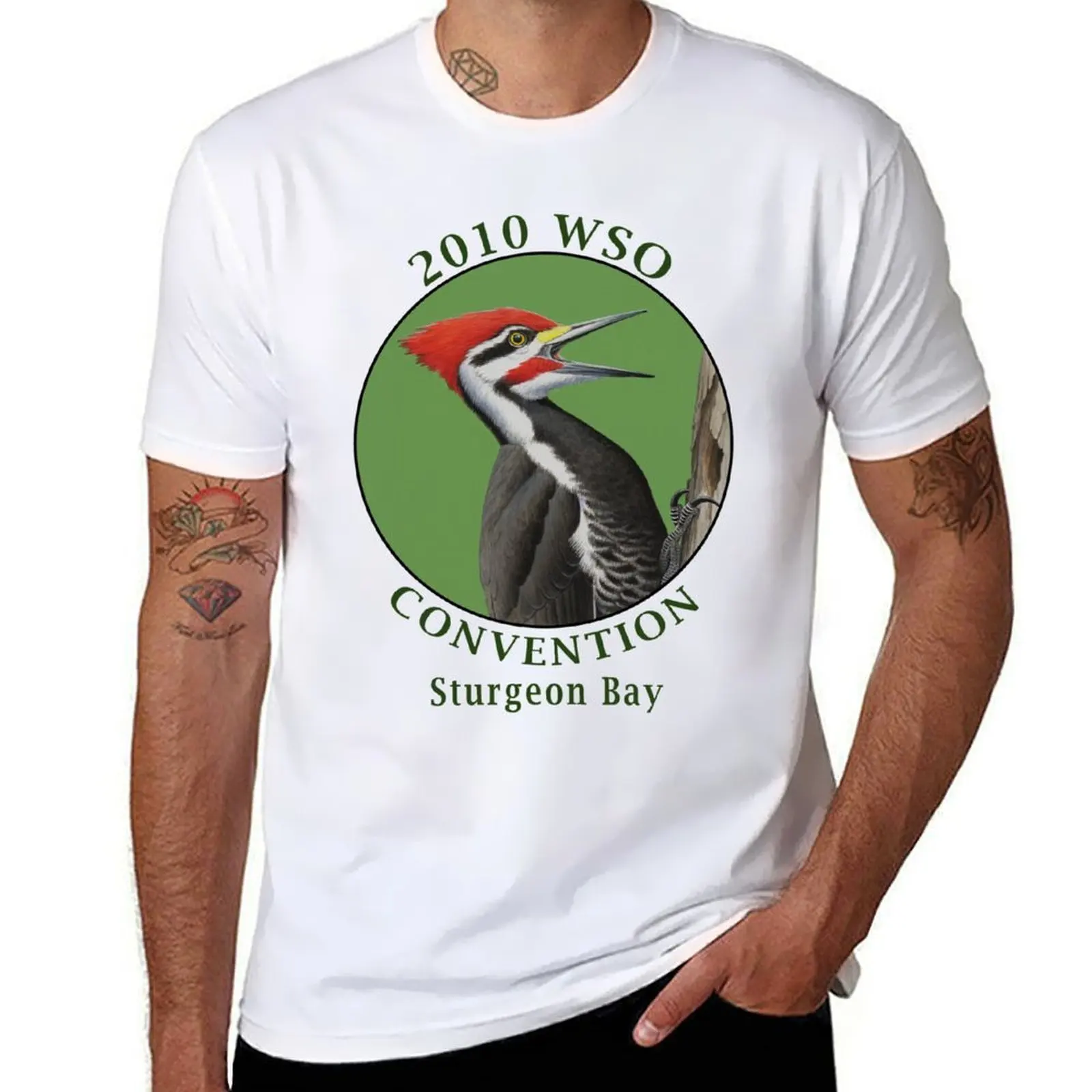 

2010 WSO Convention T-Shirt man t shirt heavy cotton t shirt man luxury T-Shirt